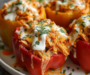 Delicious Buffalo Chicken Stuffed Peppers Recipe