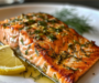 Quick Air Fryer Lemon Herb Salmon